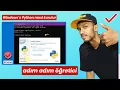 Windows a Python nasil kurulur En yeni Python kurulum sureci