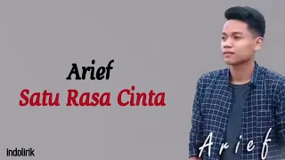arief satu rasa cinta lirik lagu indonesia