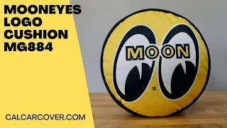 Mooneyes Moon Eyeball Logo Plush Cushion MG884 Home Decor at California Car Cover