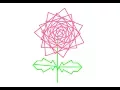 algorithmic art - flower