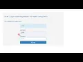 Creating a Login and Registration form in PHP and SQLite using PDO Tutorial Demo