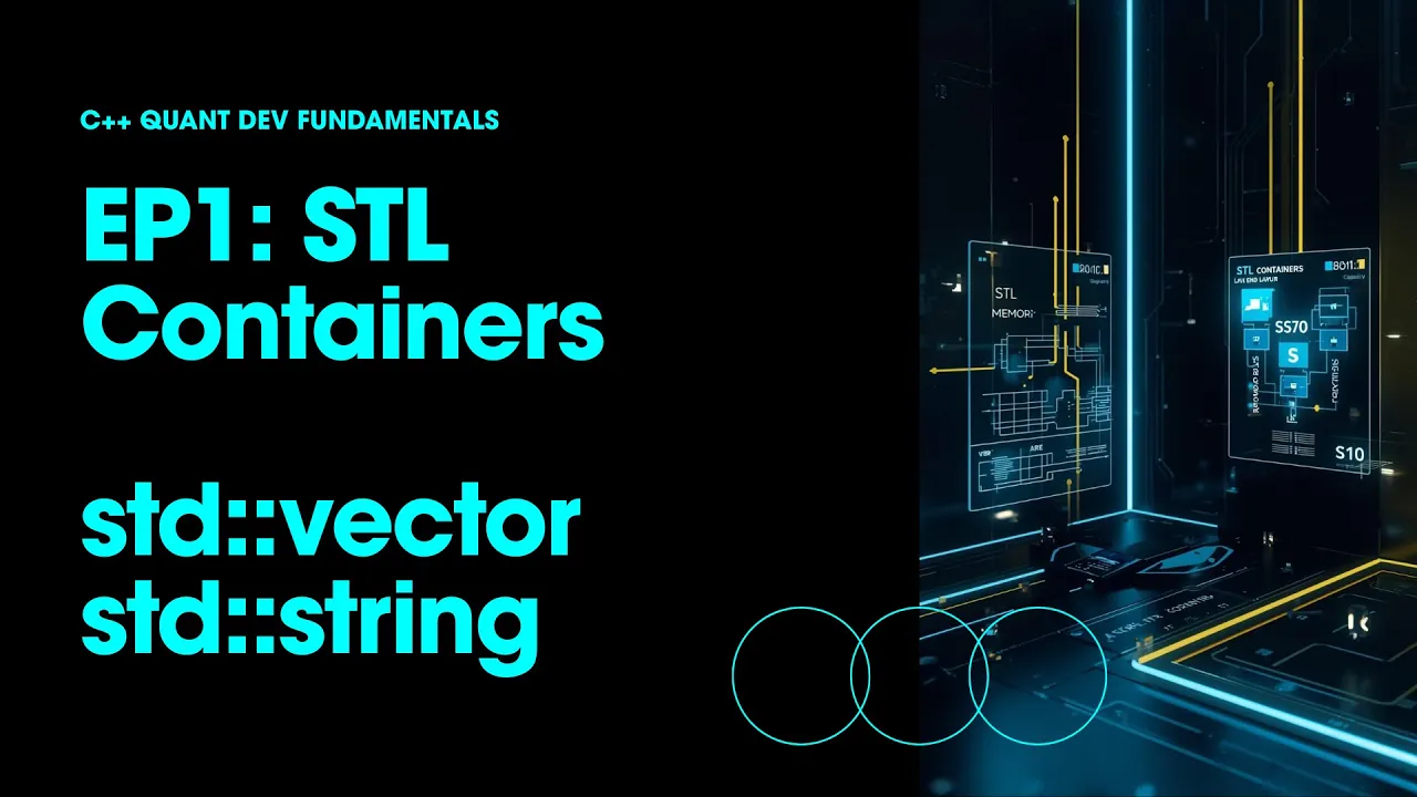 EP1: Inside std::vector & std::string — Memory, SSO, Reallocation | C++ Quant Dev Fundamentals