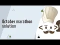 October Marathon Problems CodeChef