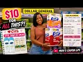 10 for ALL THIS Dollar General Paper Deal CVS Deal Under 2 Each Couponing Vlog