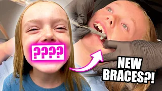 Kalia Gets Braces For The First Time SCARY