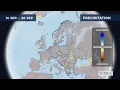Monthly precipitation forecast for Europe 2026