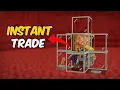 INSTANT Piglin Trade Farm in Minecraft Bedrock