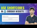 How To Use ShortCodes In Your WordPress Sidebar Widgets SOLVED - WordPress Tutorials