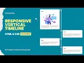 How to Create Responsive Vertical Timeline in HTML CSS