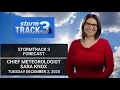 Fluttering flurries tonight dropping temps tomorrow