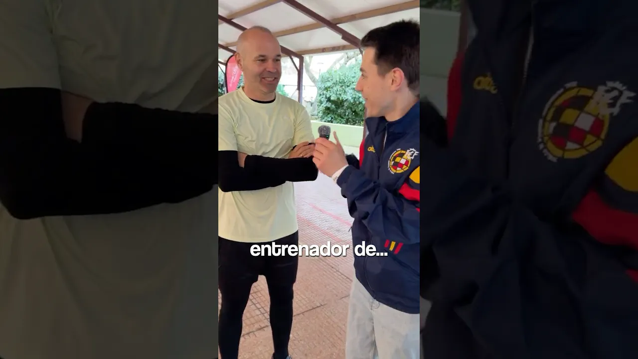 Entrené a Iniesta