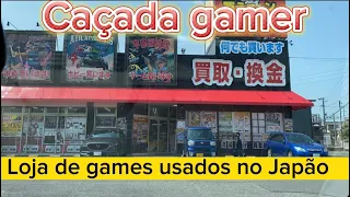 Caçada gamer   (loja de games usados)#lojas de usados do Japão