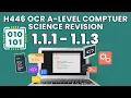 2026 Computer Science OCR H446 A-Level Paper 1 Revision 1 1 1 - 1 1 3