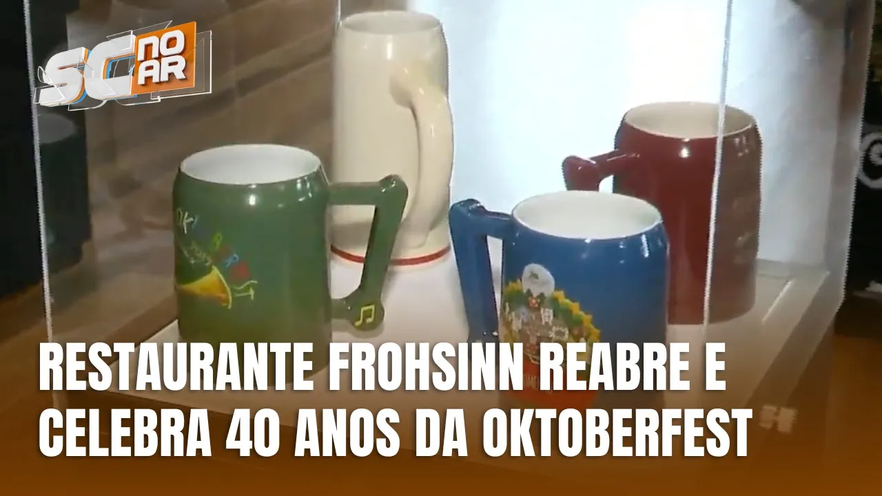 Restaurante FrohSinn reabre em Blumenau com exposição especial da Oktoberfest
