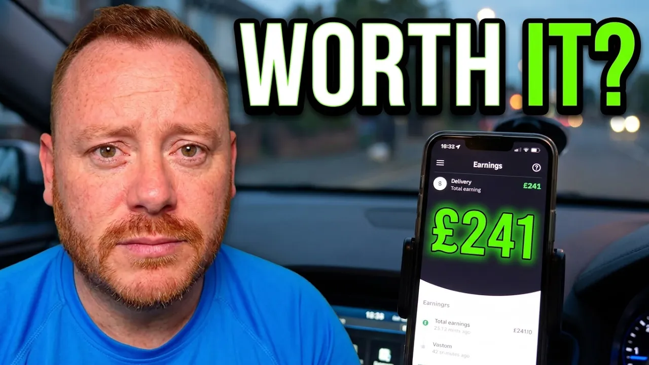 Sunday Shift: Making £241 on Uber: video thumbnail