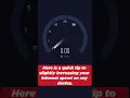 How To Increase Your Internet Speed For Free #shorts