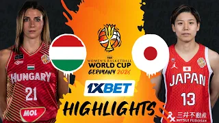 Qualif. to QF | Hungary 🇭🇺 v Japan 🇯🇵 | 1XBET Highlights | FIBA Women's Basketball World Cup 2026