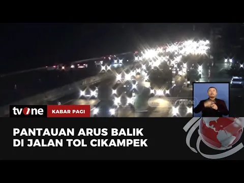 Terapkan Contra Flow, Situasi Arus Balik di Tol Japek Terpantau Padat
