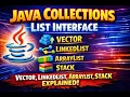 Collections-Vector LinkedList ArrayList Stack