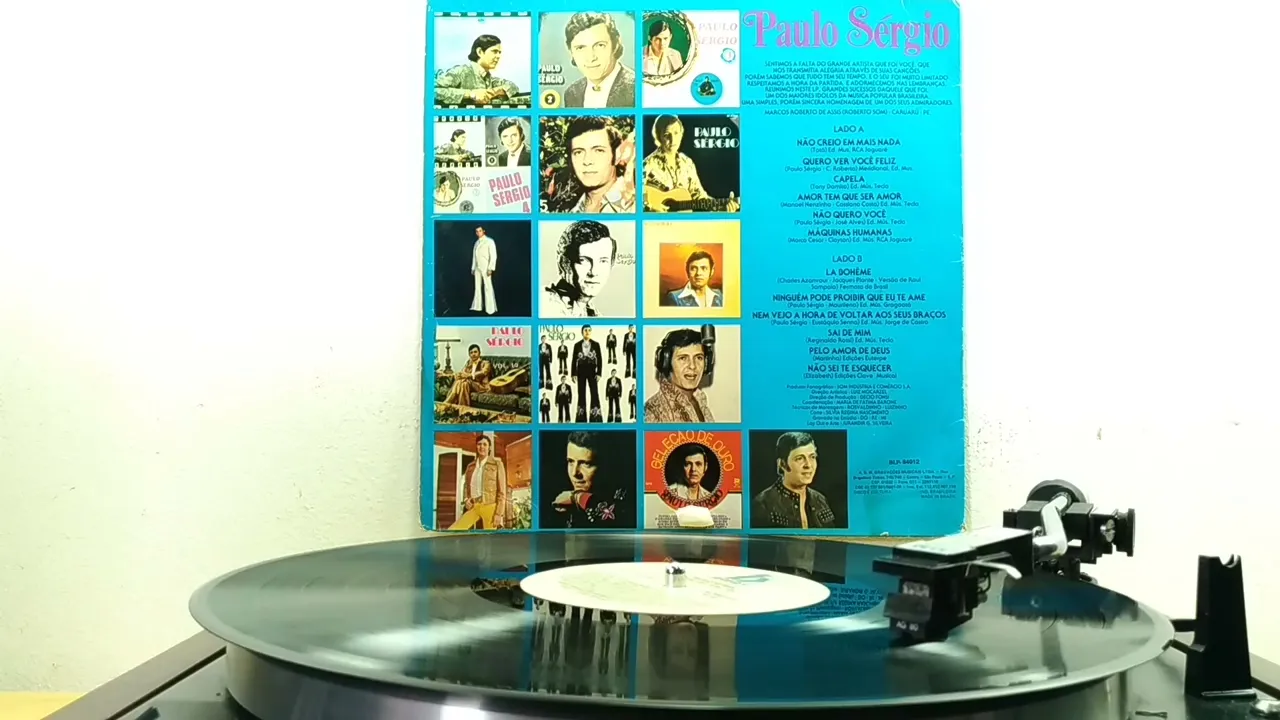 PAULO SERGIO - LP Seleção de Ouro volume 2 (Vinil 1983)