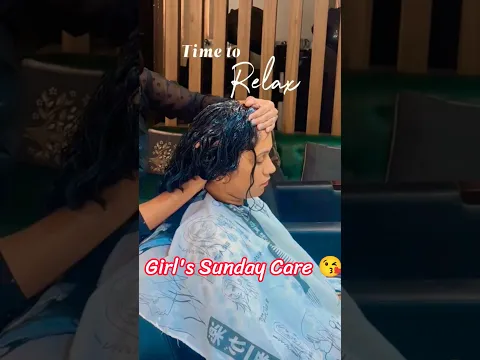 Every Girl's Sunday Routine💅🏼 #satisfying #haircare