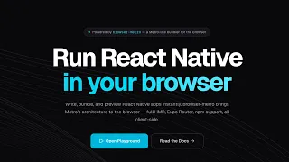 Introducing reactnative run Open-Source