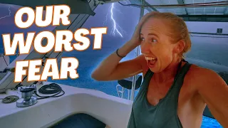 LIGHTNING STRIKE over the boat! [Ep171 RED SEAS]