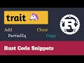 Rust Programming Trait Explained