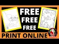Free Coloring Pages To Print Online