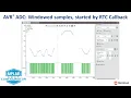 MCC Melody AVR ADC PLIB Driver Windowed samples started by an RTC Callback