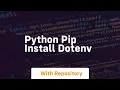 python pip install dotenv