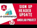 Angular project in Hindi Update Header after Sign up Angular E-commerce Project
