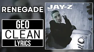 jay z eminem renegade geo clean version lyrics 