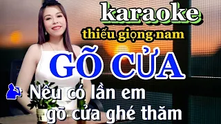 Download ✔️GÕ CỬA karaoke thiếu giọng nam _ Hát cùng Tam Ni MP3