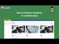 How to Build an Academy in 3 Steps Easy LMS Tutorial