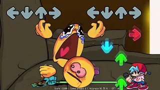 FNF Crying Cursed Emoji over EXPURGATION - Tricky 2 0 fnf
