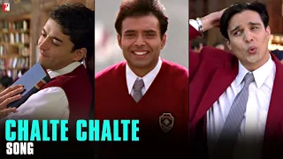 Chalte Chalte Song Mohabbatein Shah Rukh Khan Uday Chopra Jugal Hansraj Jimmy Shergill 