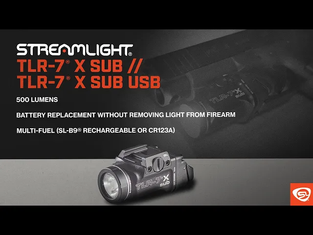 ไฟฉายติดปืน Streamlight TLR-7X Sub GLK 43/48