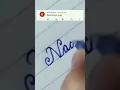 Download Lagu How to write Nada in cursive writing #handwriting #sanahandwritting