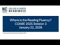 The Best of COABE Session 3 - Where Is the Reading Fluency