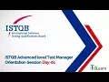 ISTQB Advanced level Test Manager Orientation Session Day - 01