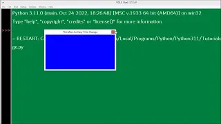 Change Background Color - Tkinter GUI