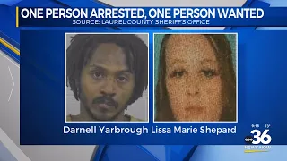 One person arrested while the search continues in Laurel County