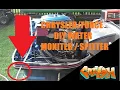 CHRYSLER FORCE adding a tell tale water monitor spitter on an outboard engine DIY 10