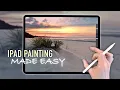 IPAD PAINTING MADE EASY - Beach Grass landscape tutorial in Procreate