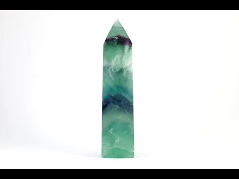 エンジェルフェザーフローライト ポイント352g｜天然石通販キラリ石