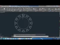 Polar Array Array commands of AutoCAD