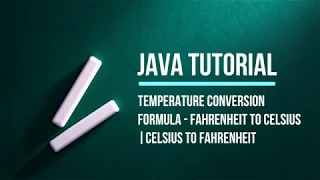 Java Bangla tutorial Part 10 Temperature Conversion Formula Fahrenheit to Celsius