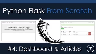 Python Flask From Scratch Part 4 - Dashboard Articles