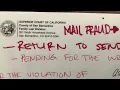 MAIL FRAUD - SAN BERNARDINO SUPERIOR COURT PROSECUTION OF ROBERT GLENN YABUNO